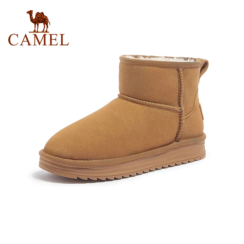 Cameljeans Outdoor Casual Women's Shoes Winter New Warm Velvet Snow Boots ราคา 1,434 บาท*ส่งฟรี