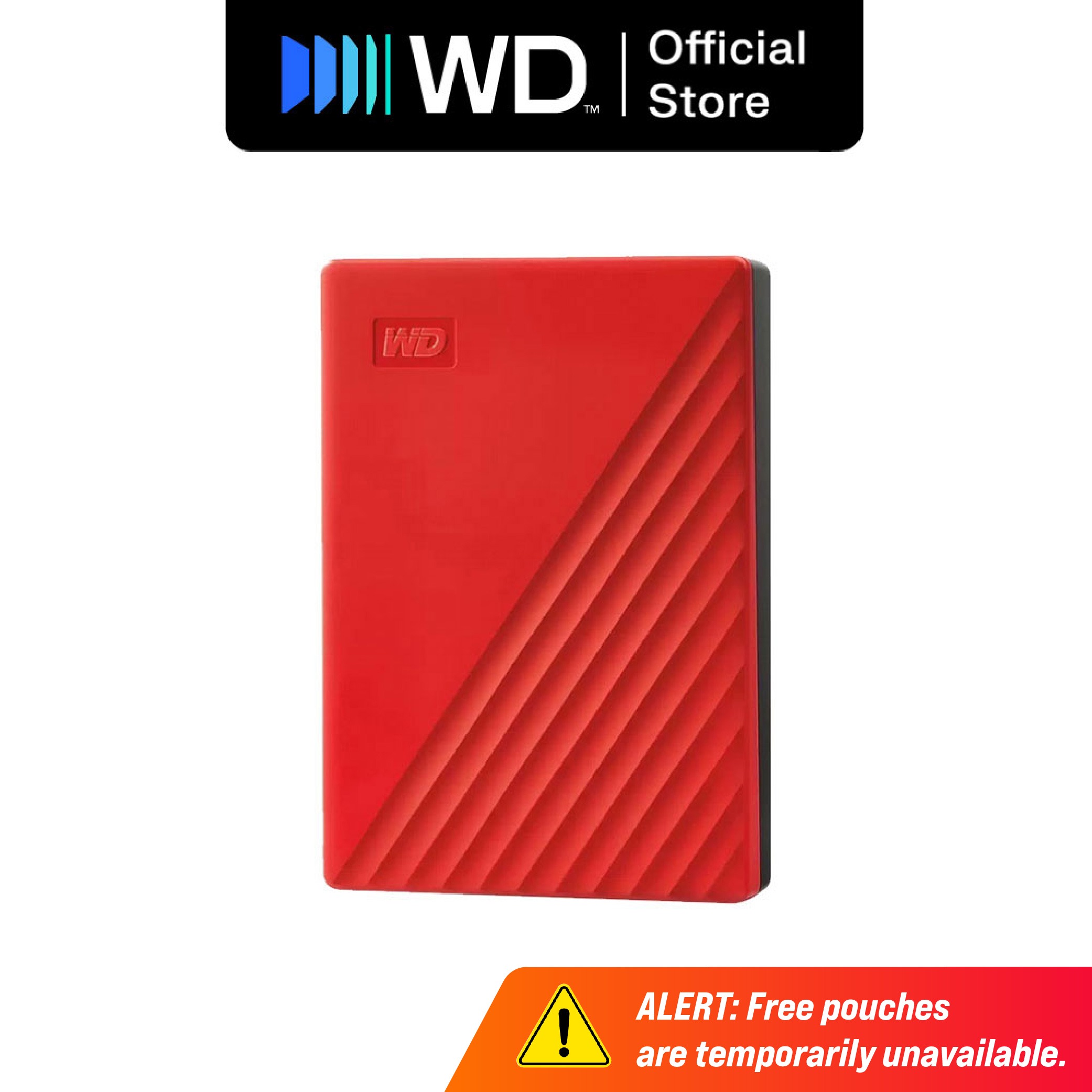 WD My Passport™ Portable External HDD Storage (1TB / 2TB / 4TB / 6TB) ราคา 1,549 บาท*ส่งฟรี
