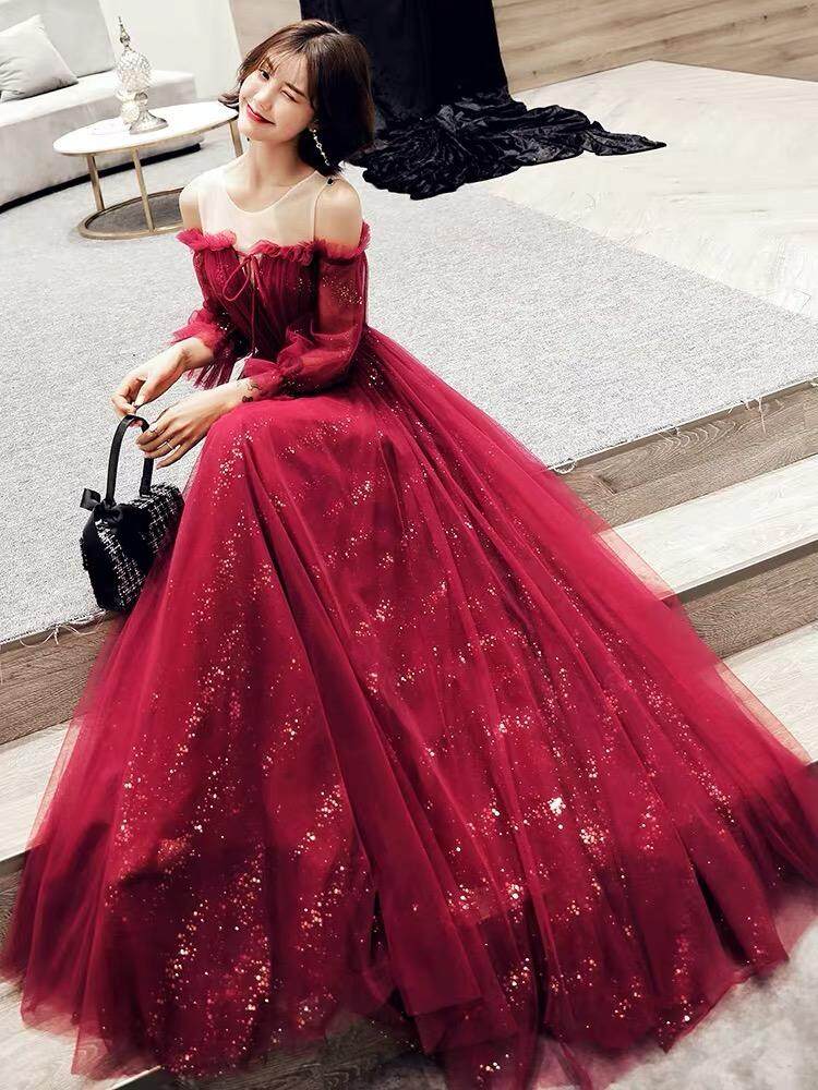 Elegant Red Dresses For Wedding ...