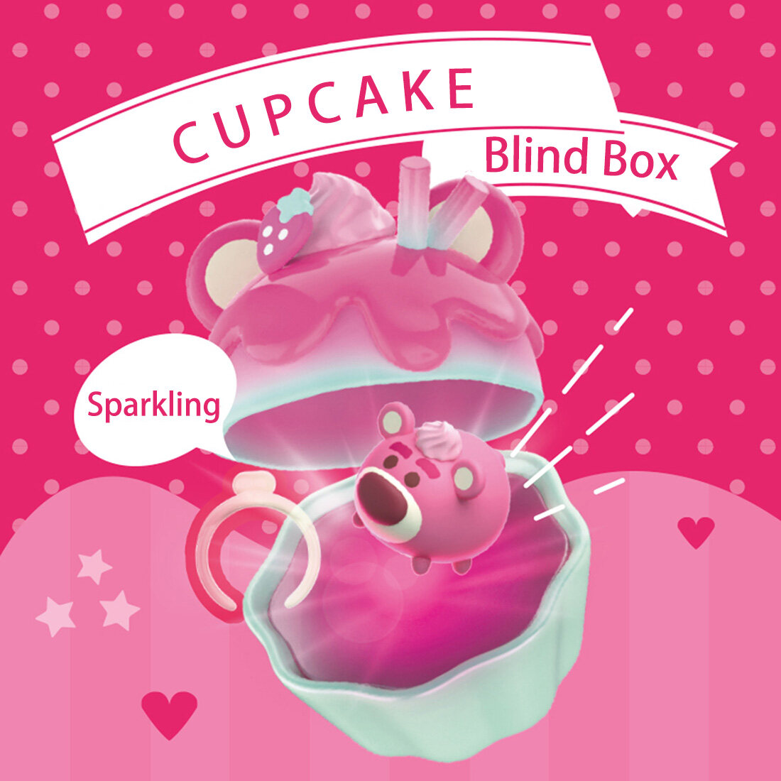MINISO Blind Box Disney Songsong Cupcake Theme Starlight Promise Blind Box