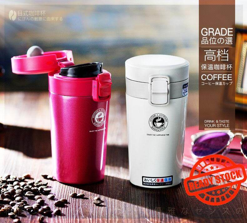 Gambar Thermos Vacuum Flasks Coffee Cup Water Bottle 360ML