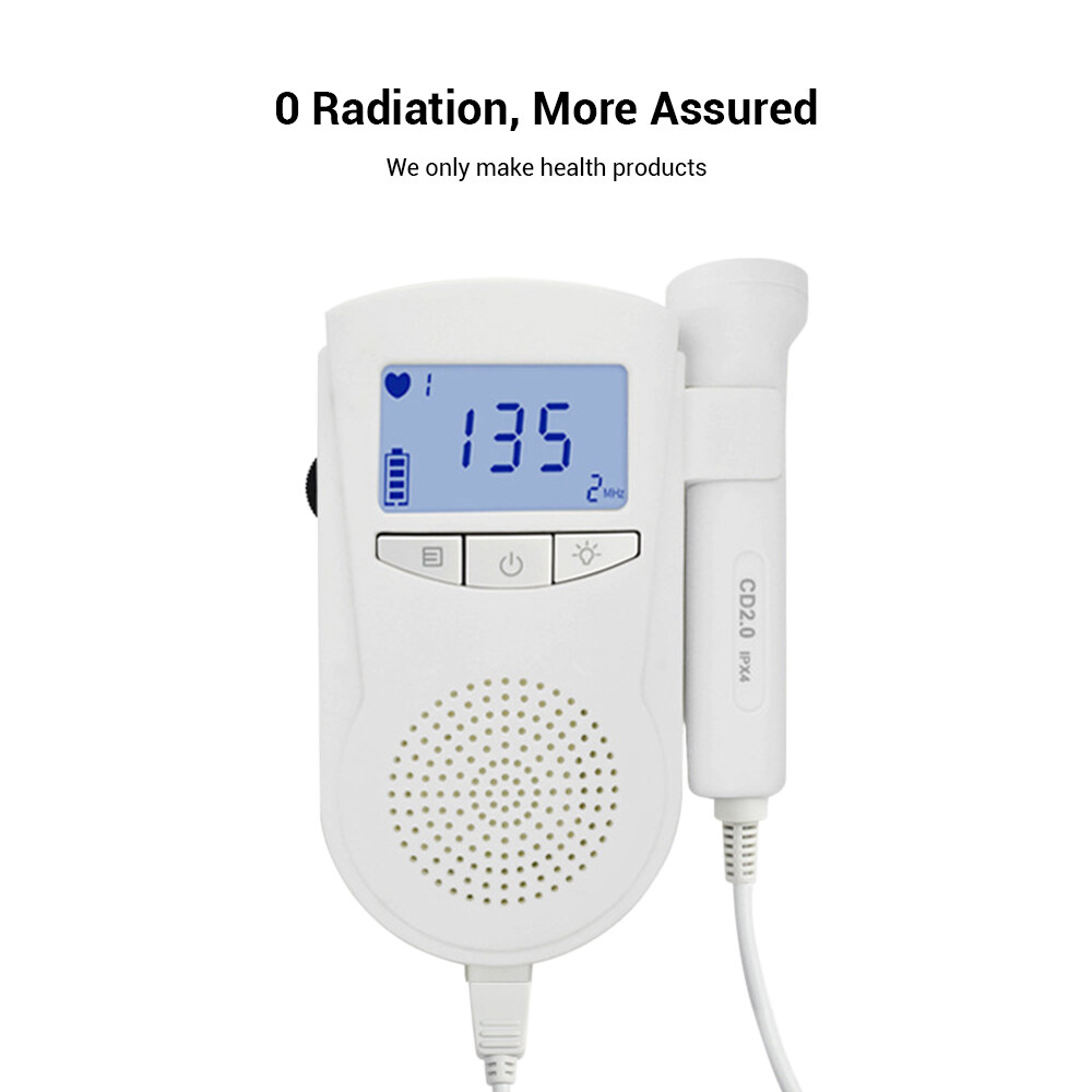 Best Gift For New Mommy Fetal Doppler Baby Heartbeat Monitor with 2.0MHz Probe | The Nest Attachment Parenting Hub
