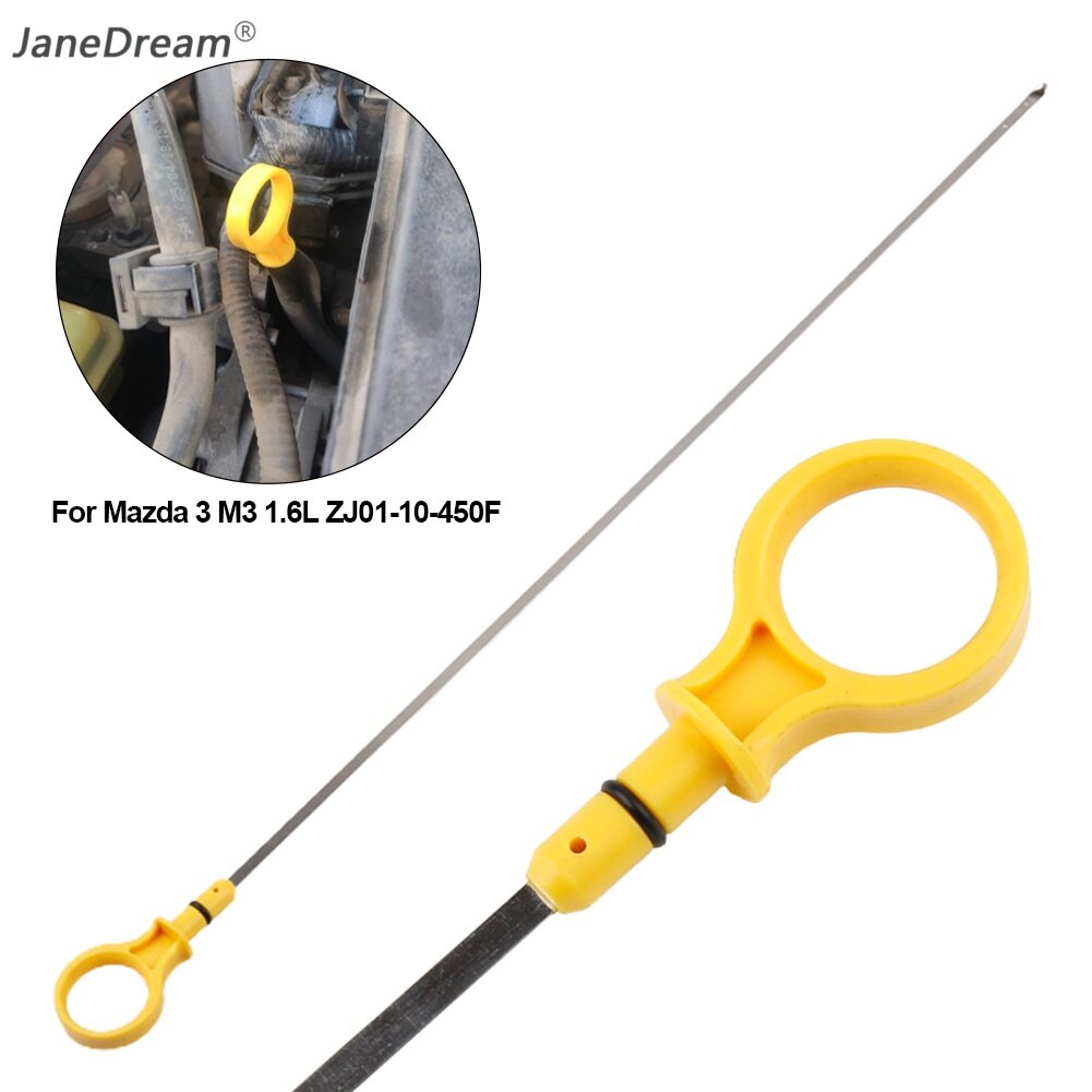 JaneDream Car Engine Oil Dipstick Auto Replacement Parts Oil Gauge Level Dip Stick For Mazda 3 M3 1.6L ZJ01-10-450F ราคา 77 บาท*ส่งฟรี