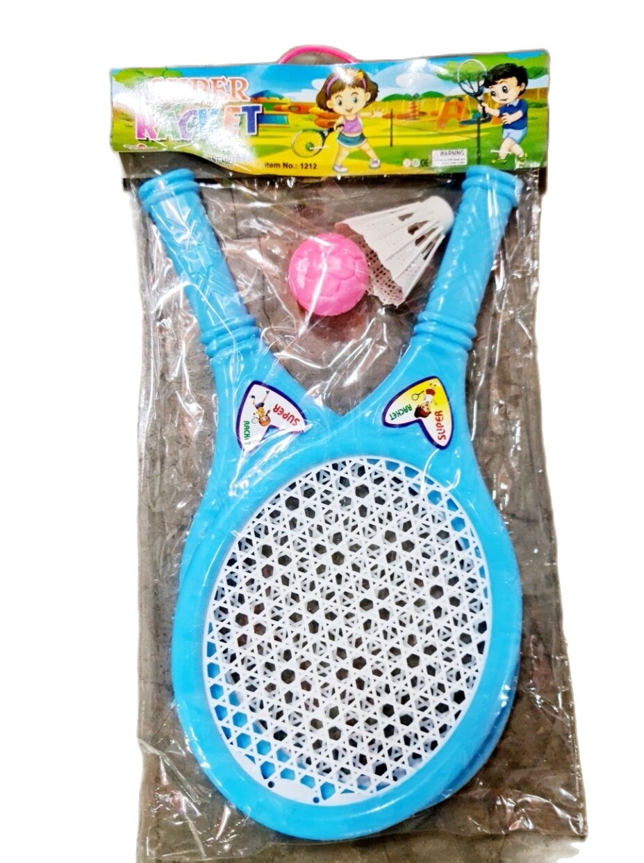 Children Play Game Plastic Tennis Badminton Racket Toy Set For Kids