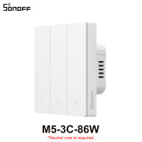 SONOFF M5 Matter 80/86 Loại Công tắc treo tường thông minh Công tắc đèn WiFi Công tắc nút nhấn Apple Home APP Điều khiển hẹn giờ thông minh Điều khiển bằng giọng nói Điều khiển từ xa eWeLink Hai chiều Smart Sense qua Alexa Google Home