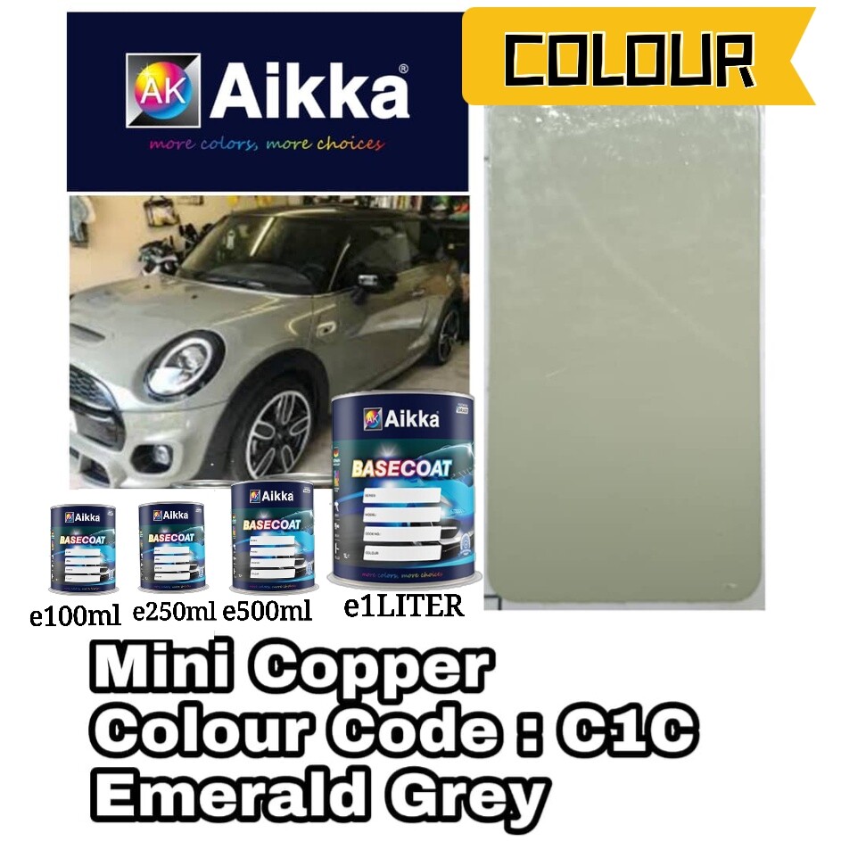 AIKKA MINI COOPER C1C EMERALD GREY 2K CAR PAINT Price, Reviews