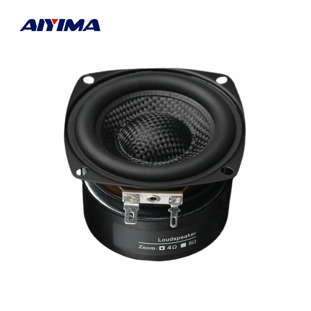 Aiyima 1 chiếc loa 3 inch 4/8 Ohm 50W loa trầm loa Dàn Hi-fi trầm công suất cao đột quỵ sợi thủy tinh