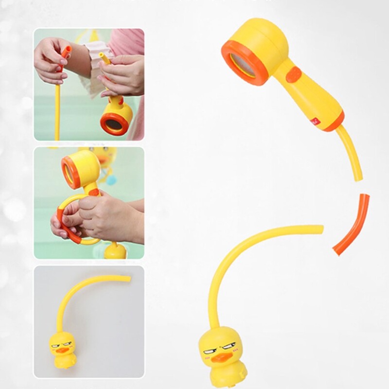 [hàng có sẵn 100%] đồ chơi tắm cho bé đầu phun nước đồ chơi chơi nước đồ chơi đài phun nước vòi hoa sen vịt hoạt hình đồ chơi phun nước bồn tắm điện cho trẻ sơ sinh 4