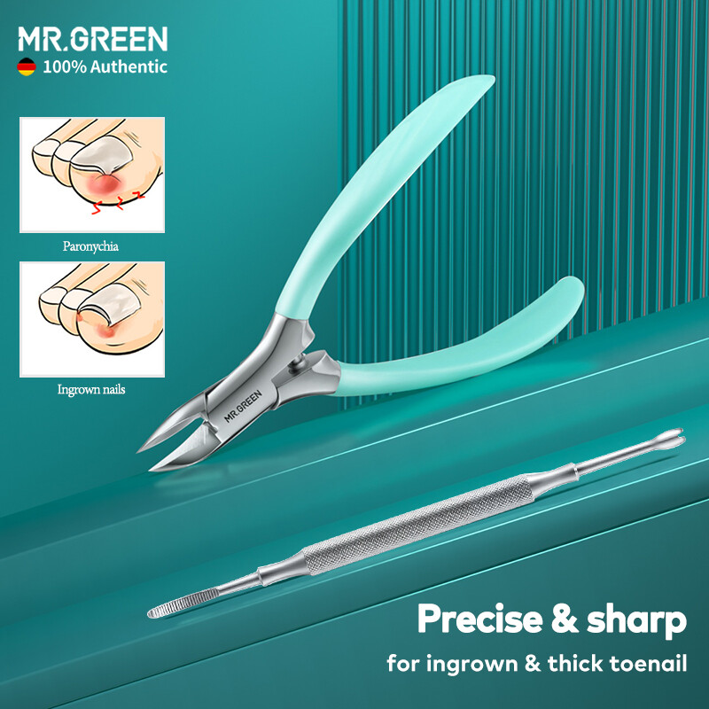 German MR.GREEN Dụng Cụ Cắt Móng Chân Mọc Ngược Dụng Cụ Cắt Móng Dày Hoặc Mọc Ngược Dụng Cụ Làm Móng Bằng Thép Không Gỉ Điều Chỉnh Móng Sâu Vào Rãnh Móng
