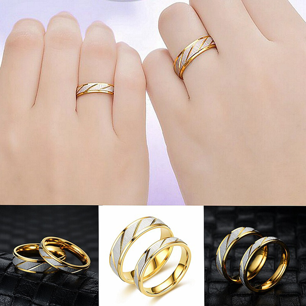 His & Her Rings | Gold ring designs, Wedding ring bands, Couple wedding  rings-saigonsouth.com.vn