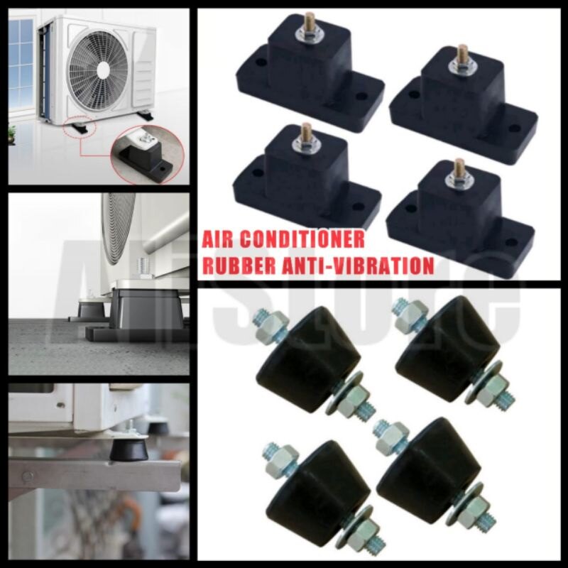 Anti-Vibration Pads & Brackets For Mini Split AC Condensers