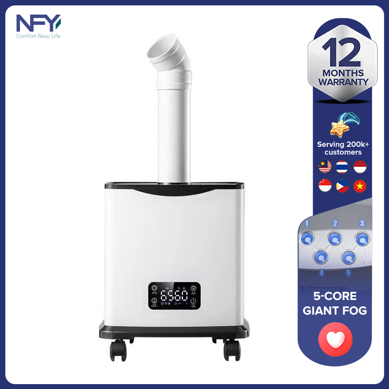 16L large capacity, 3000ML/H high fog volume 5-core commercial humidifier, industrial air curtain cabinet atomization for vegetable supermarkets ราคา 5,313 บาท*ส่งฟรี