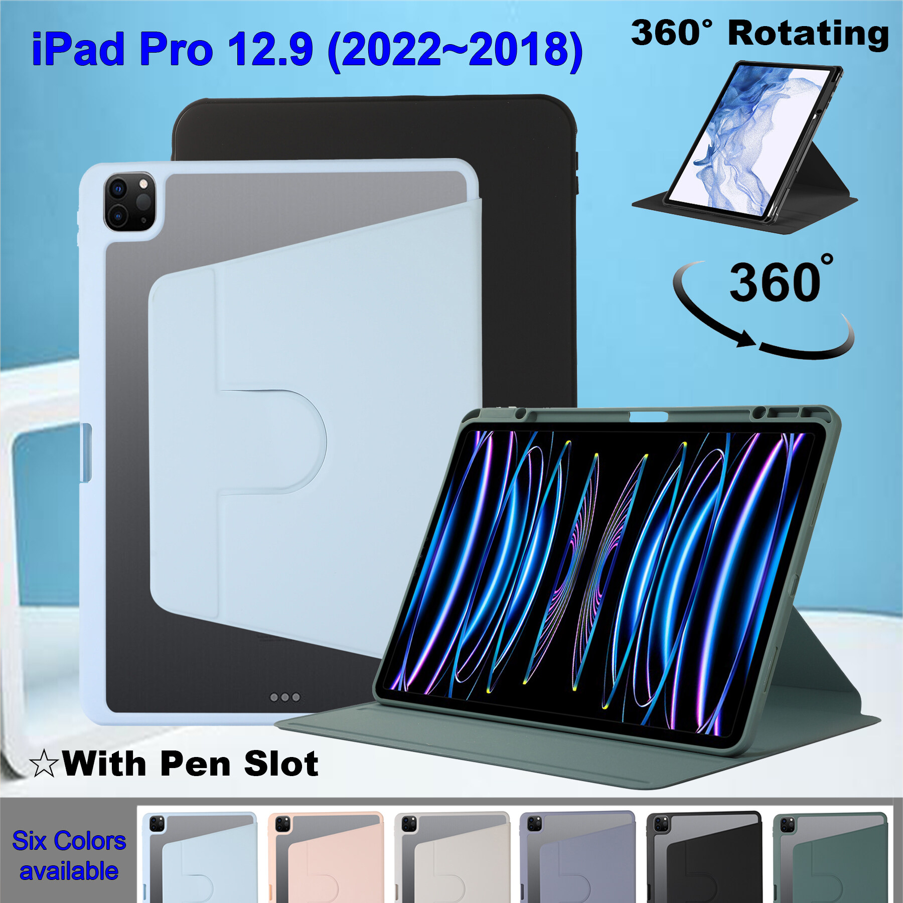 For iPad Pro 12.9 2022 2021 2020 2018 iPad Pro 12.9