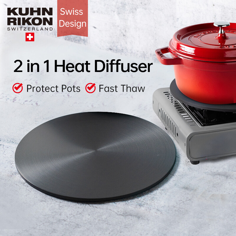 KUHN RIKON Heat Diffuser for Gas Stove 2 In 1 Heat Conduction Plate Defrosting Tray Thermal Board Prevent Pot Scorching Kitchen Tools Swiss Design ราคา 1,195 บาท*ส่งฟรี