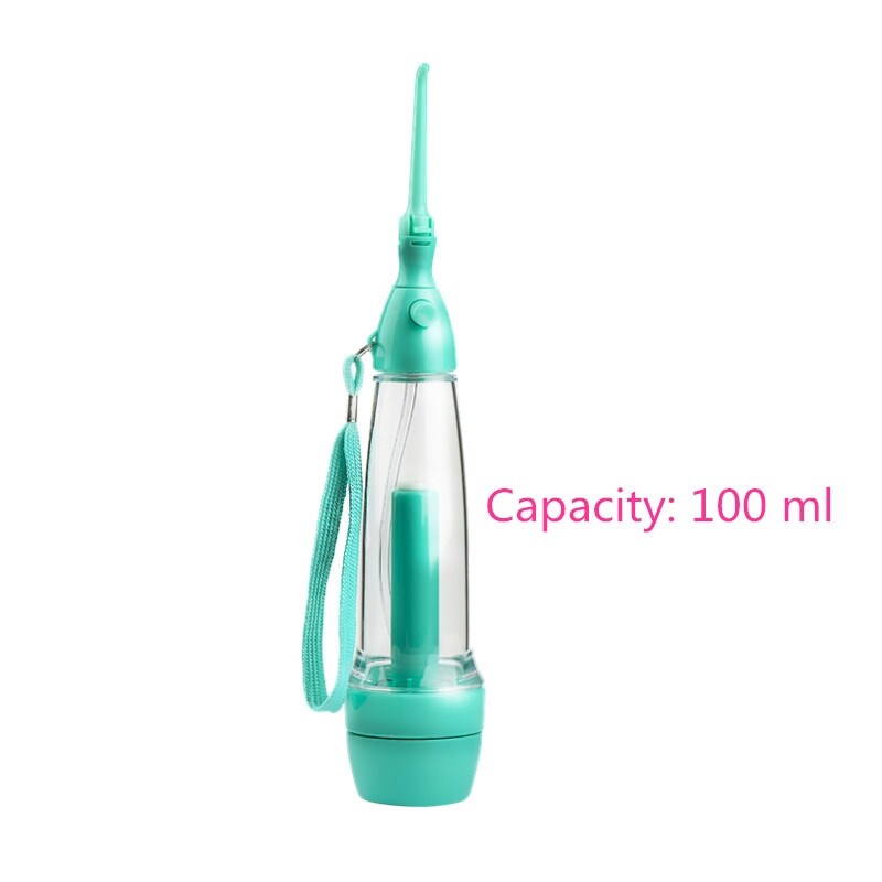 Gambar ?Ready? Press manually Cordless Oral Irrigator Food gradepowerfulwater floss Cleaning mouth teeth
