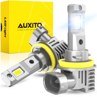 AUXITO 2PCS M6 16000LM 72W H11 HB3/9005 LED Headlight Bulbs 6500k Cool White 9006/HB4 For Halogen Replacement