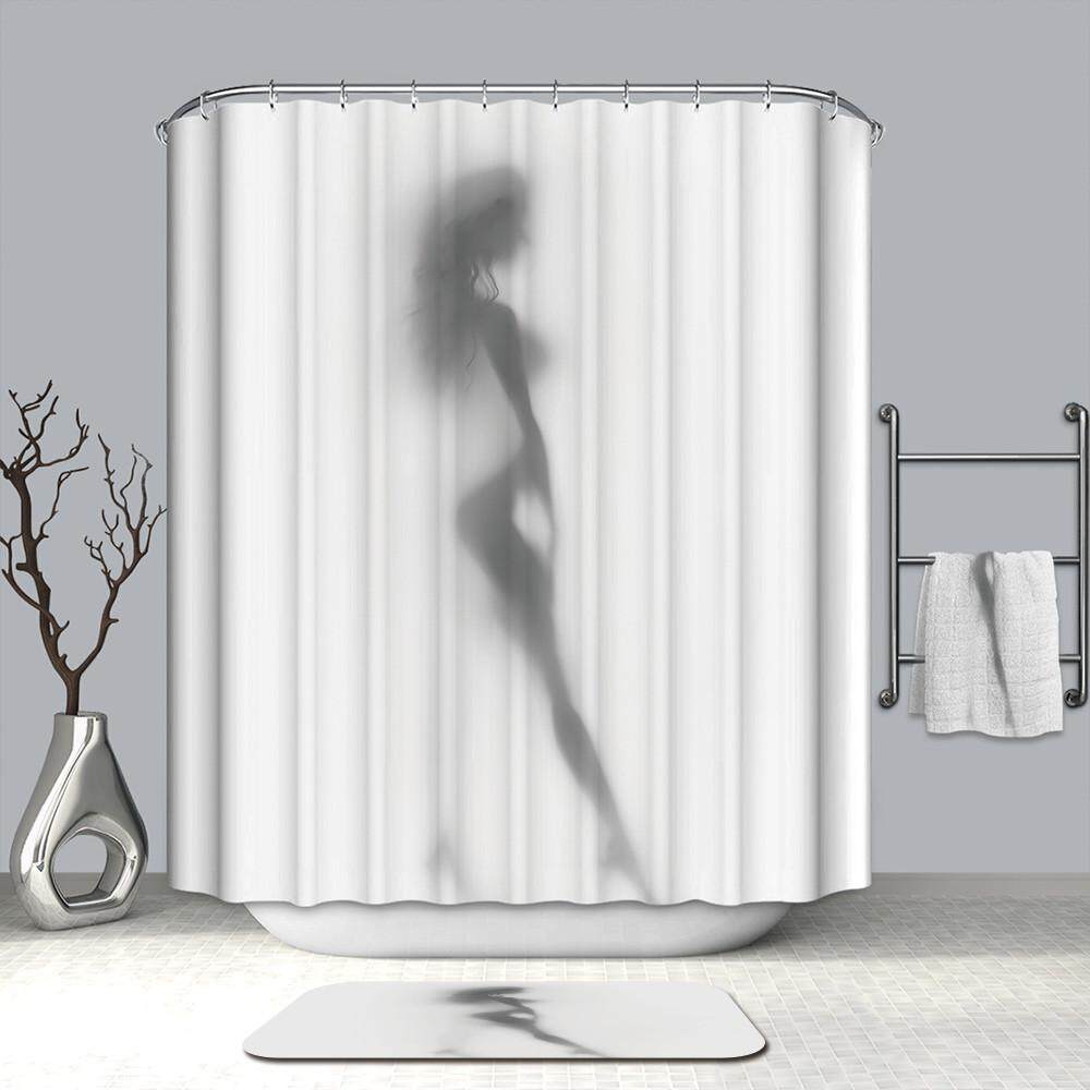 Waterproof Fabric Various Pattern &12 Hooks Bathroom Shower Curtain Multichoice