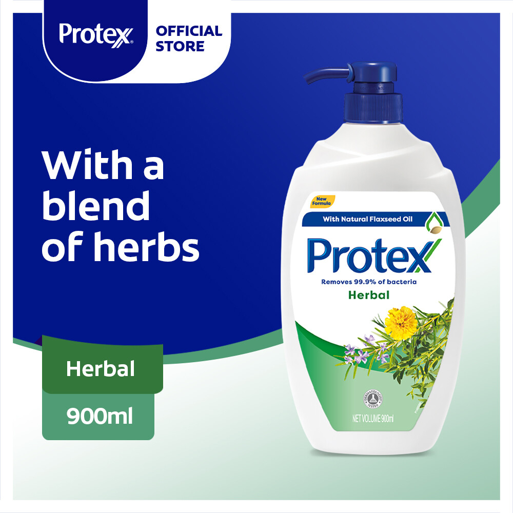 Gambar Protex Herbal Antibacterial Shower Gel 900ml