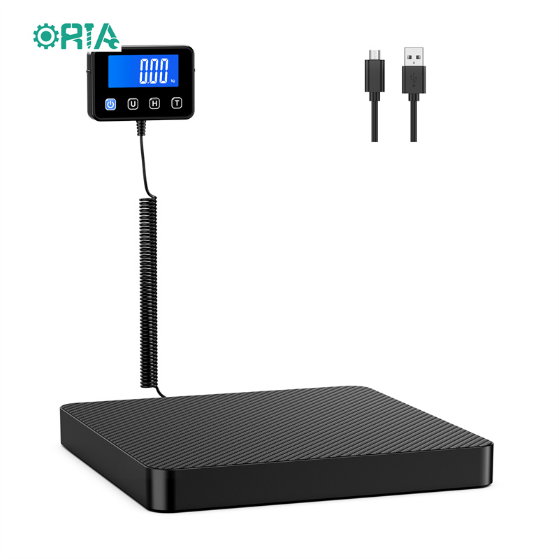 ORIA Digital Postal Scale 200kg Heavy Duty Weighing Scale with Hold/Tare/LCD Display, Rechargeable Digital Shipping Scale for Packages ราคา 847 บาท*ส่งฟรี