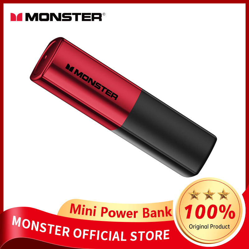 Quái Vật Pd4506 sạc dự phòng 4500MAh Mini Nhanh Chóng Sạc sạc dự phòng Gốc 16W Type-C Son Môi Phiên Bản Powerbank Pin Di Động Cho iPhone Xiaomi Huawei