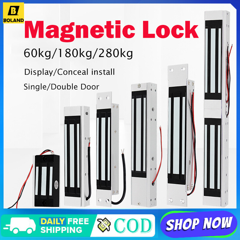 Boland khóa nam châm chống nước khóa từ điện 60kg/396lbs 180kg/350lbs khóa điện từ dc 12v để ra vào cửa bằng gỗ/kim loại