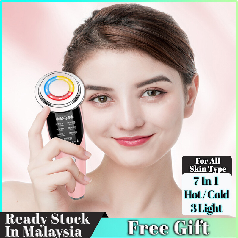 Gambar 7 in 1 Facial Device ??Ready Stock MY?? La Belle ??????????????????? Makeup Remover Anti Aging EMS Rejuvenating Reduce Pores Acne Ultrasonic Pigmentation Face Massage Mesin Kecantikan Muka Jerawat Anti Penuaan Mata Pencerah Kulit