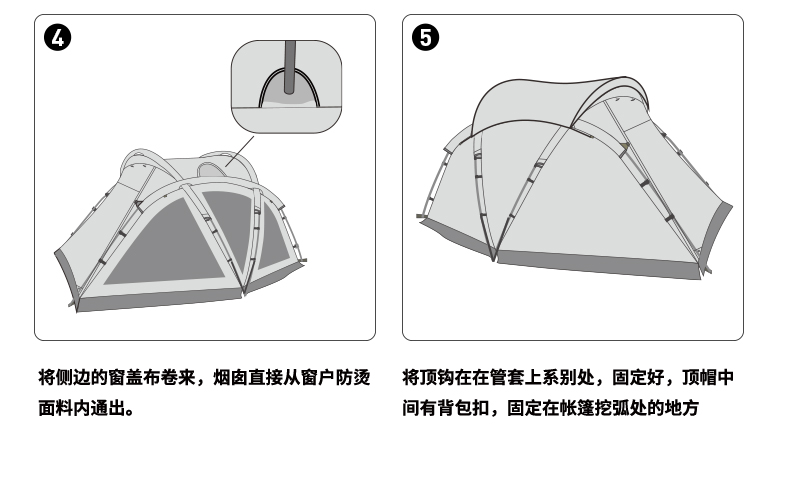 MOBI GARDEN Camping Tent 2-3 Person Waterproof Rainproof Windproof Portable Large Space 4 Season Backpacking Hiking · v67
