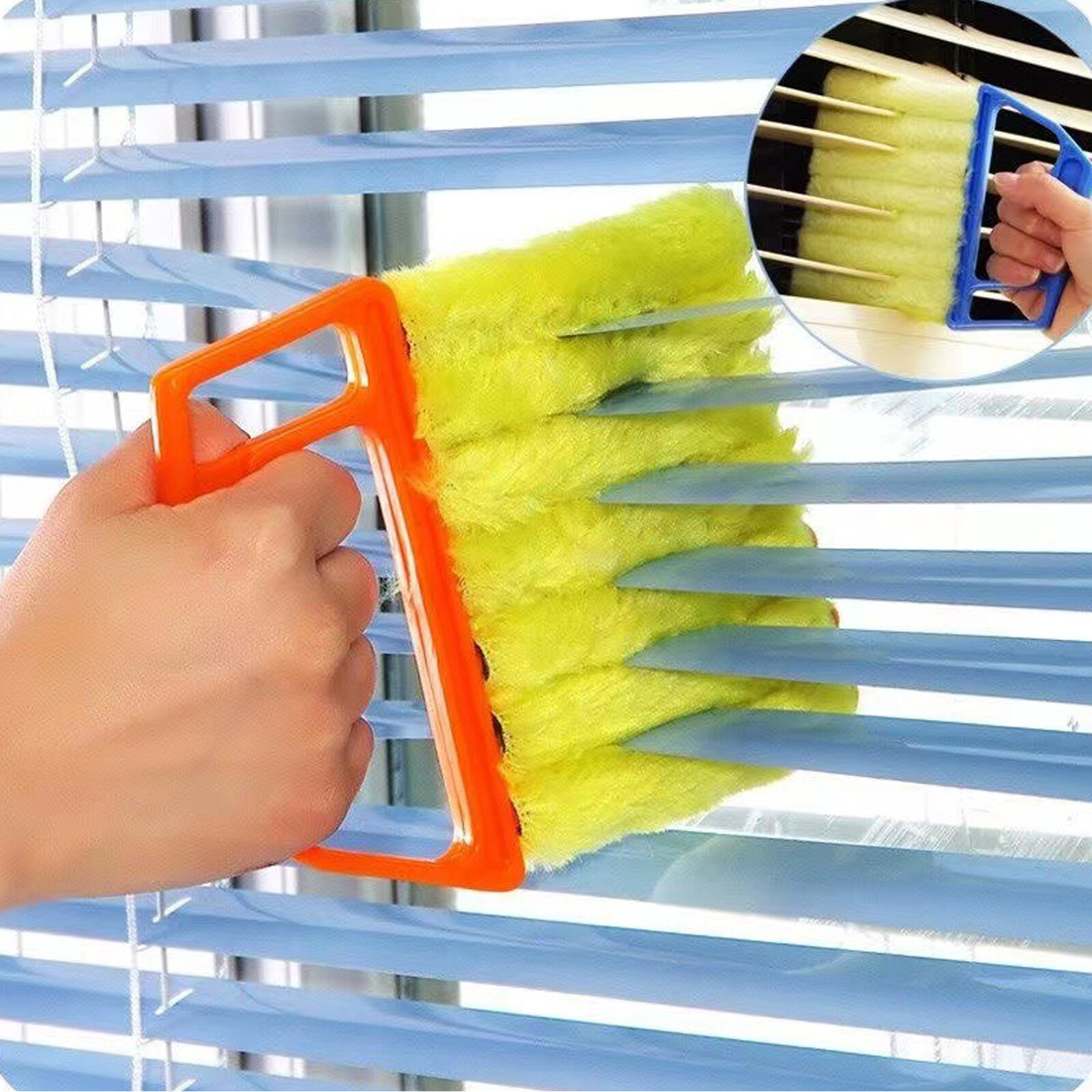 1pcs Venetian Blinds Cleaner Dust Removal Tool Vent Cleaner Cleaning Brush Venetian Blinds Air Conditioner Fan Household Cleanin ราคา 35 บาท*ส่งฟรี