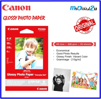 Canon 4R Glossy Photo Paper 10 OR 30 sheets (GP-501/GP-601) (3)