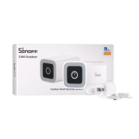 SONOFF CAM-B1P กล้องรักษาความปลอดภัยกลางแจ้ง WiFi อัจฉริยะ กล้องรักษาความปลอดภัยอัจฉริยะ 2K HD กล้องวงจรปิดมองเห็นกลางคืนแบบสีเต็มรูปแบบ การตรวจจับมนุษย์ด้วย AI แอป eWeLink ตั้งค่าจุดที่ตั้งไว้ล่วงหน้า จอภาพหมุนได้ 180° กันน้ำระดับ IP65