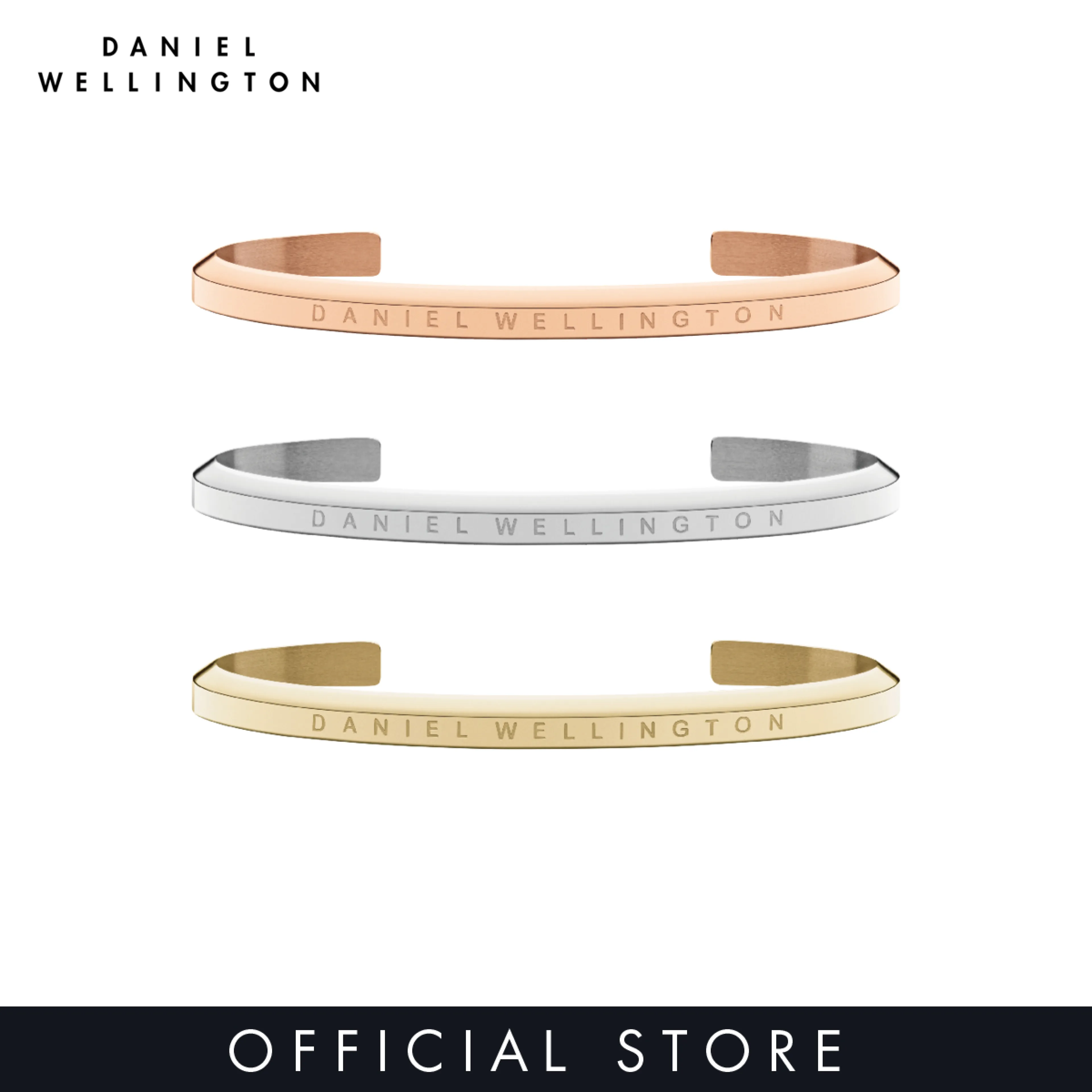 Classic Bracelet DW Official Stainless Steel Rose Gold / Silver / Gold