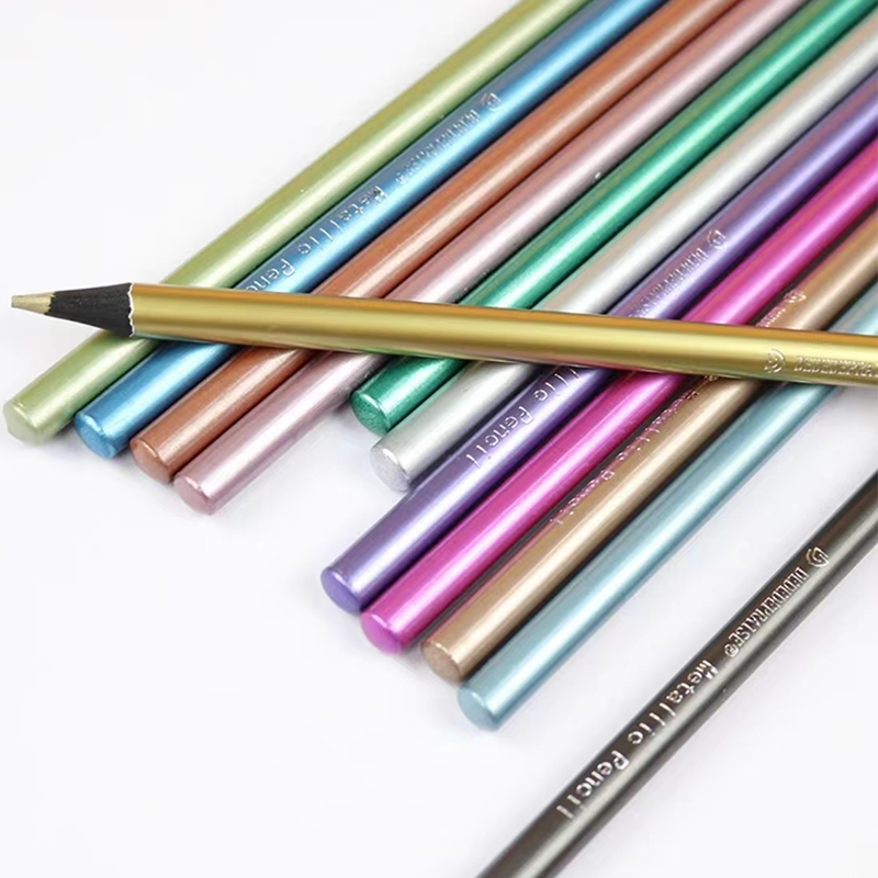 Dededepraise Metallic Colored Pencils, Painting Supplies For