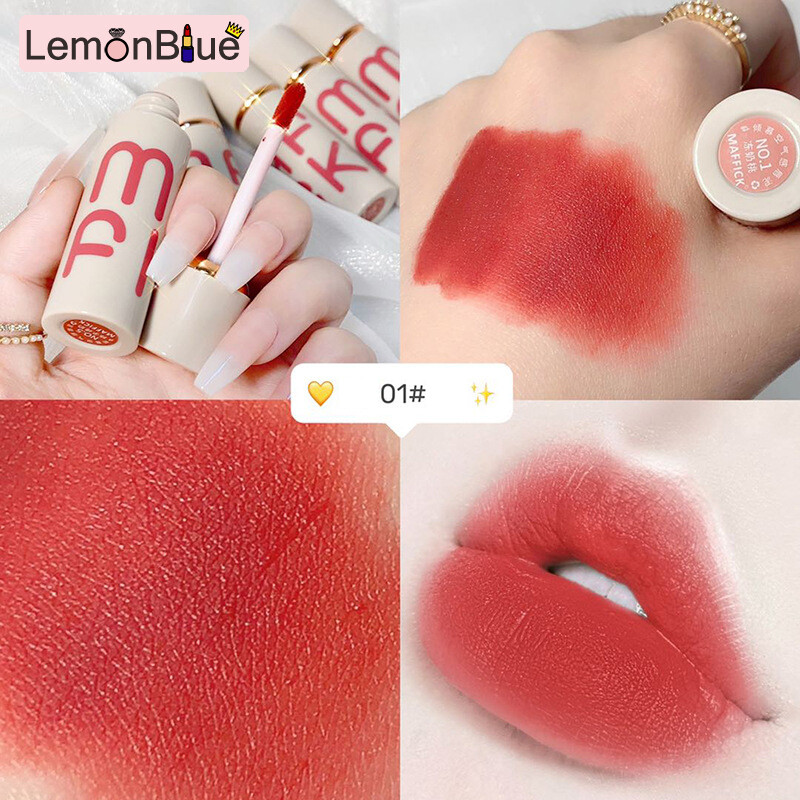 Gambar Matte Lip Glaze Airy Mist Muddy Texture Lipstick Moisturizing Long Lasting Matte Lip Glaze Women Girls Matte Airy Mist Muddy Moisturizing Long Lasting Airy Mist Muddy Texture Lipstick Moisturizing Long Lasting Cosmetics