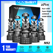 Novsight N92 LED Headlight Bulbs 120W 22000LM 6500K