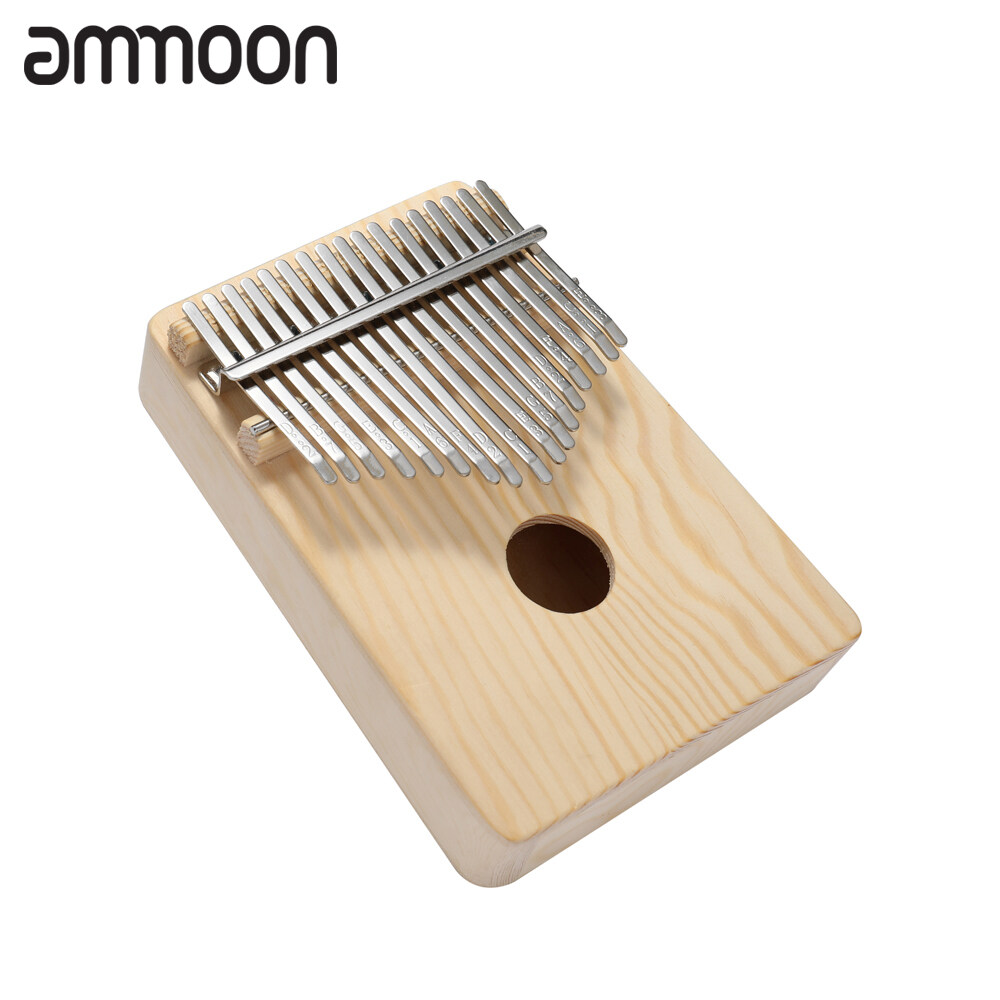 [ammoon]quà bí mật đàn kalimba 17 keys Kalimba Handwork DIY Kit Wood Finger Thumb Piano