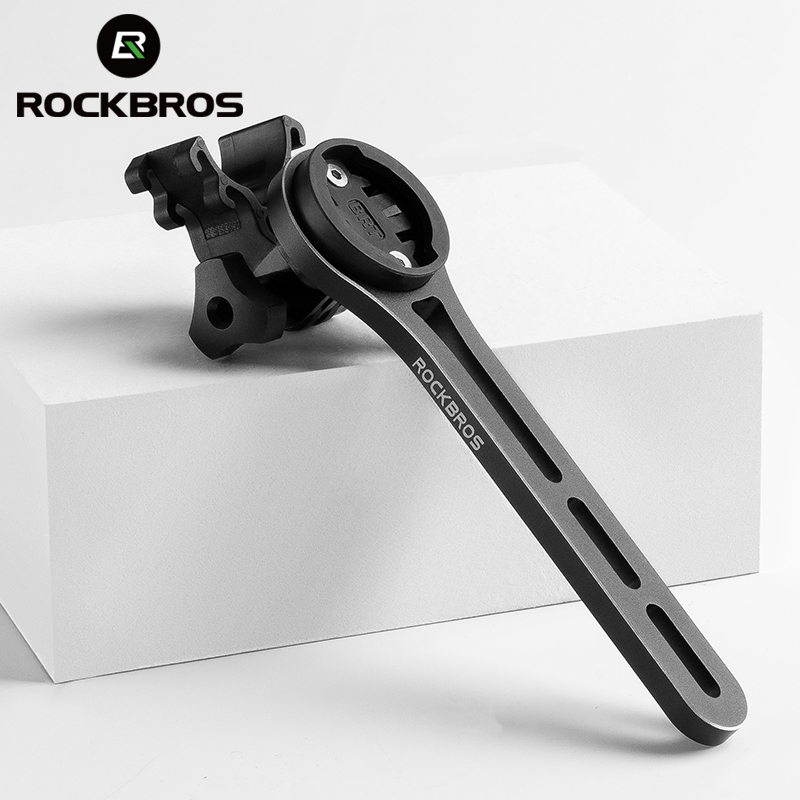 Rockbros giá đỡ máy tính xe đạp tay cầm tích hợp giá đỡ xe đạp đồng hồ tốc độ thể thao gắn mở rộng tương thích với phụ kiện xe đạp máy ảnh thể thao