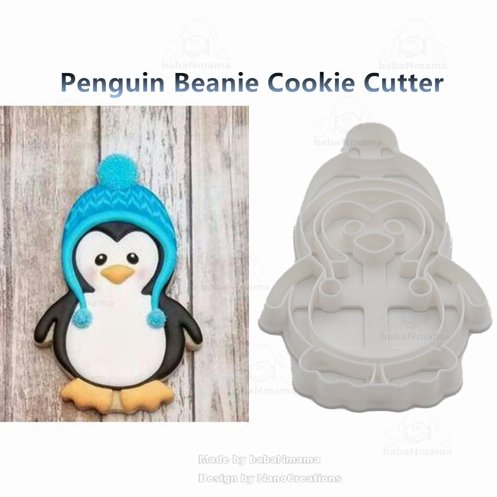 Gambar Penguin Beanie Cookie Cutter 1 Set