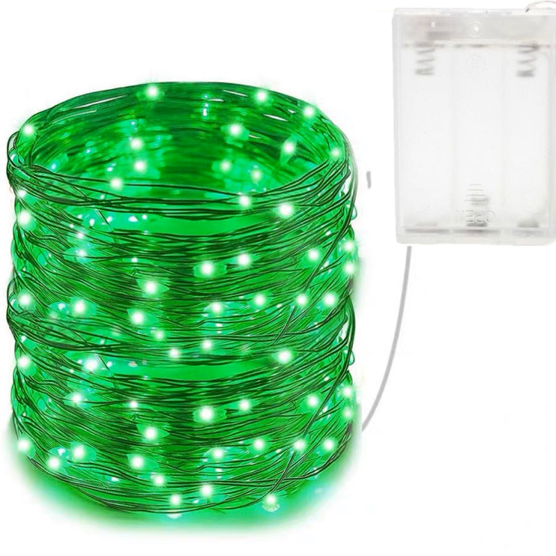 1M 3M 5M 10M LED String Fairy Lights Copper Wire Christmas Light Wedding Party Holiday Fairy Lights Battery Power Supply