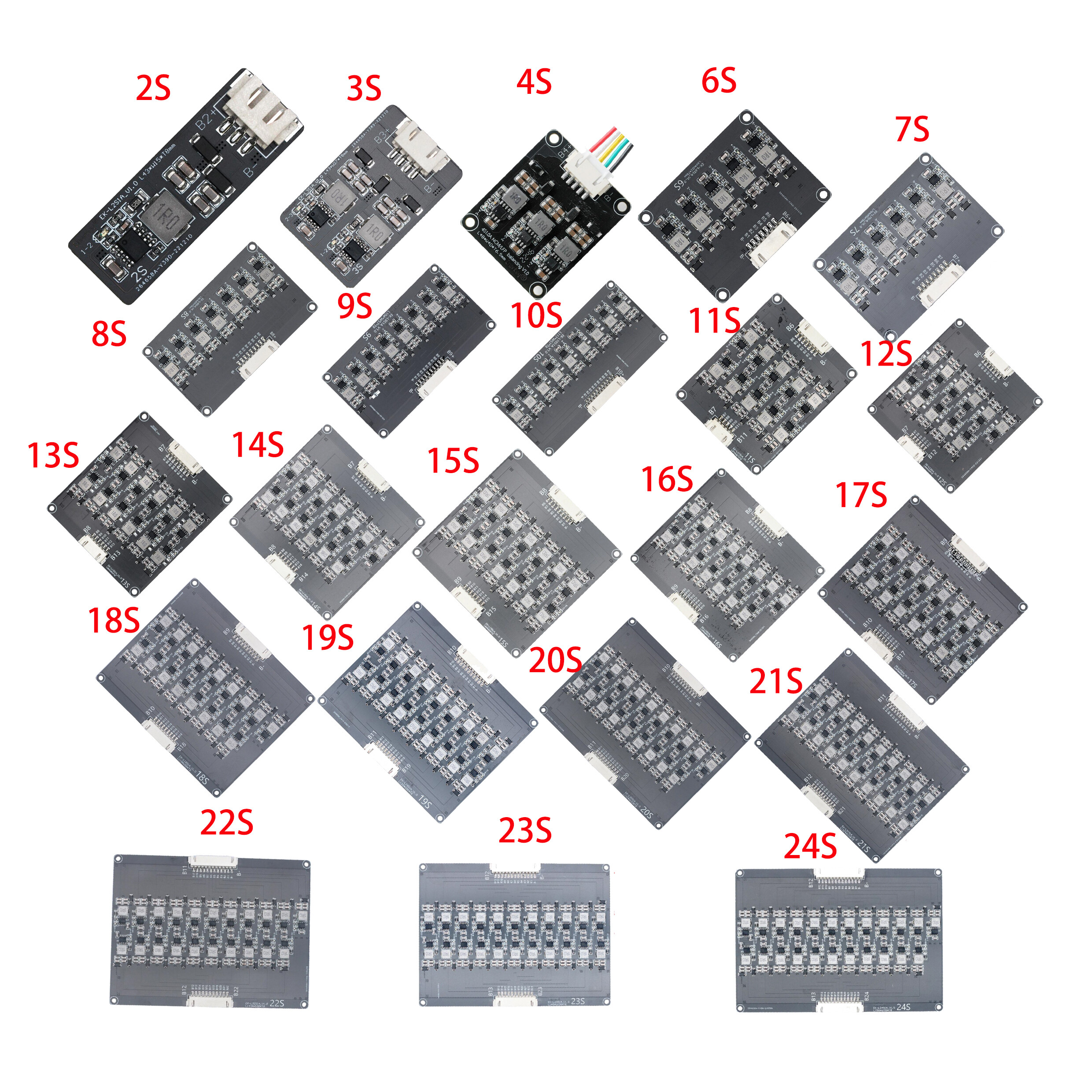 Bộ cân bằng chủ động lithium truyền năng lượng tấm 2-24 dòng mô-đun cân bằng dòng điện lớn chuyển hóa năng lượng 1a