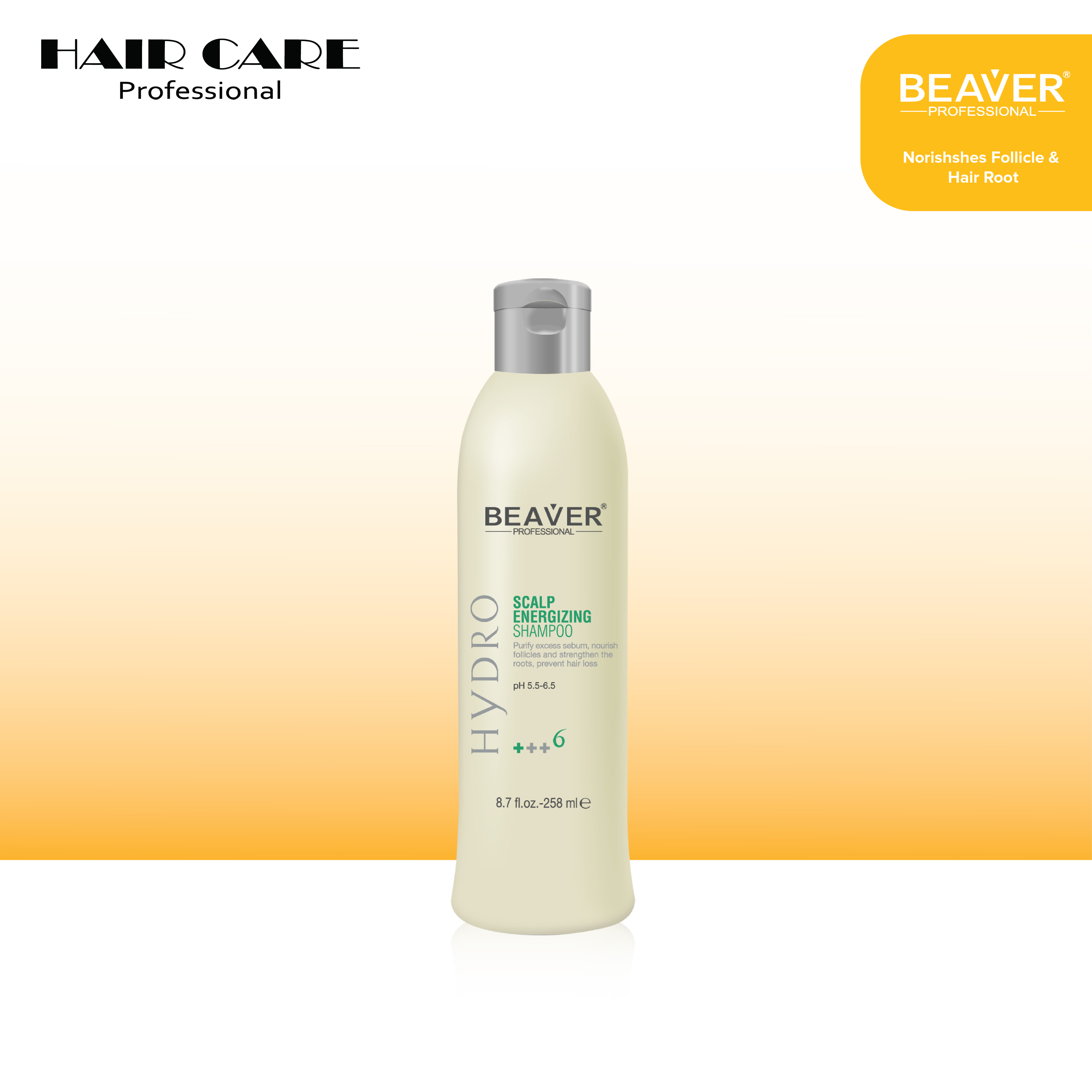 Gambar Beaver Hydro Scalp Energizing Shampoo 258ml   for HAIR LOSS OILY BALANCING