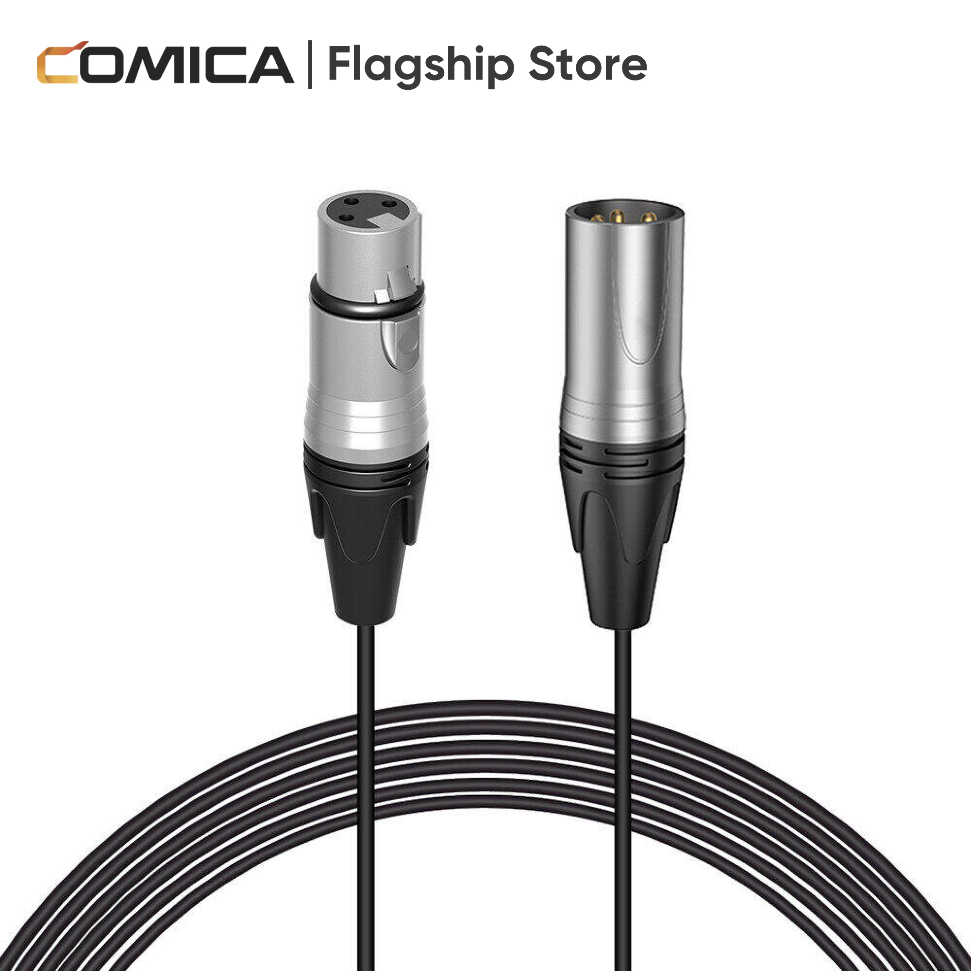 Comica CVM-DXLR-XLR Audio Cable XLR Male to Female Audio Adapter Cable Sound Wire For All Mic Studio Mic ราคา 560 บาท*ส่งฟรี