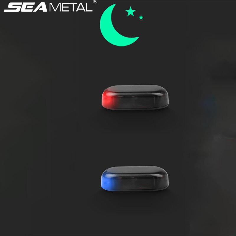 Seametal đèn cảnh báo chống trộm xe hơi chạy bằng năng lượng mặt trời đèn led hệ thống báo động an ninh đèn nhấp nháy cảnh báo chống trộm