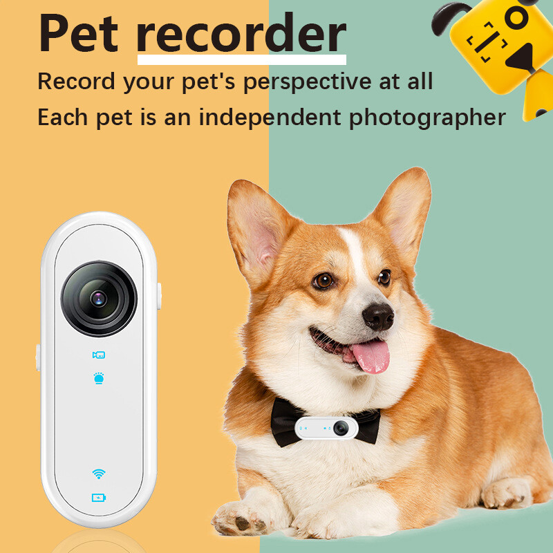 Reddog HD 1080P Wireless Collar Camera No WiFi Required Dog Cat Pet Collar Camera with Video Record Mini Body Camera for Indoor/Outdoor Giá 756,474 Đồng*Miễn phí vận chuyển