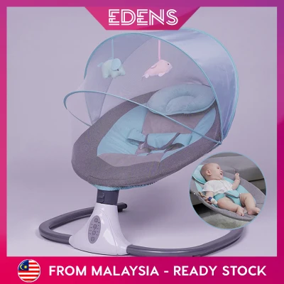 Edens 4 Speed Baby Electric Rocking Chair Baby Swing Chair With Bluetooth Music And Timer - Fulfilled by Edens (1)