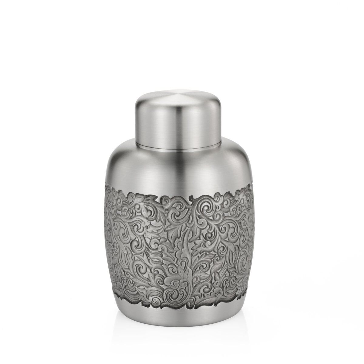 Gambar Royal Selangor Isthmus Home 2 Collection Pewter Airtight Tea   Coffee Caddy (L) Gift