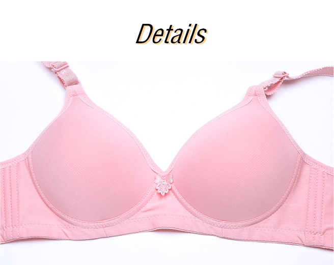 Non-wired Bra Size 34-40 A B Cup Push Up Seamless Bra Smoothing