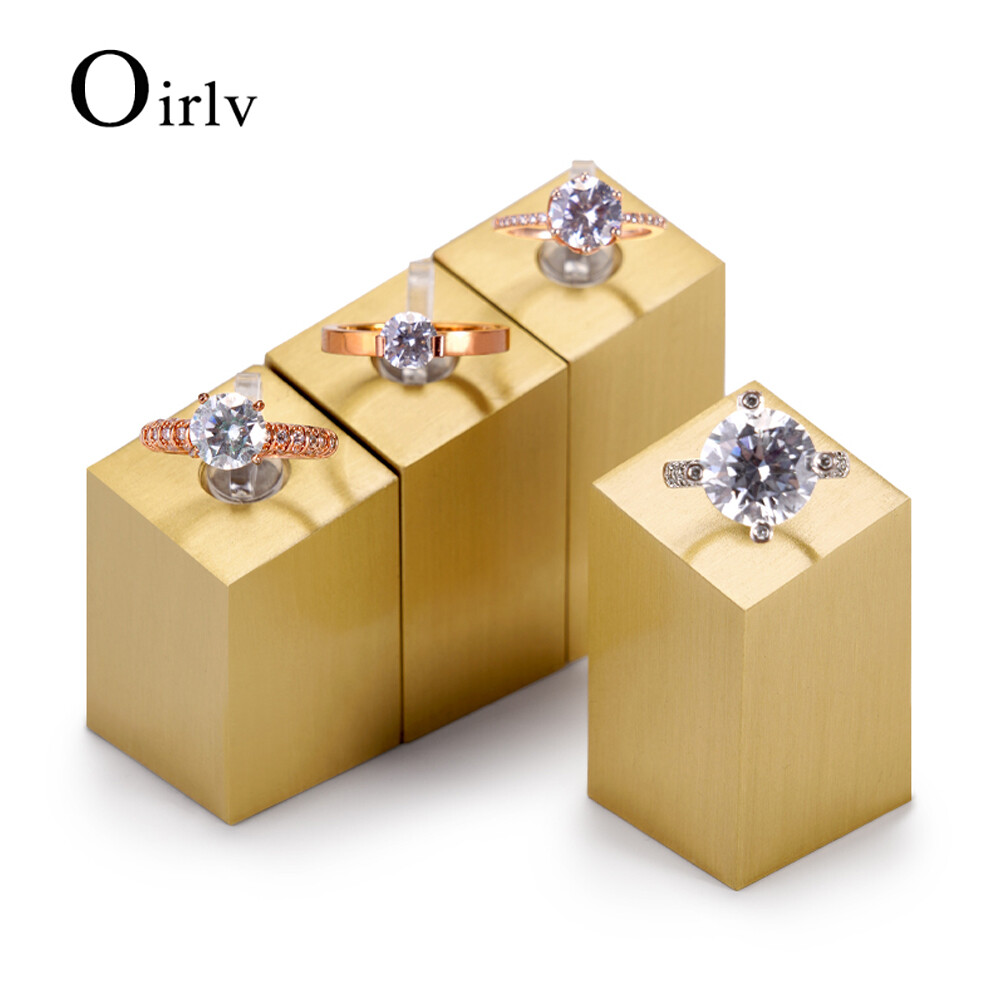 Oirlv giá trưng bày nhẫn chính hãng giá trưng bày cửa hàng trang sức bằng kim loại js067