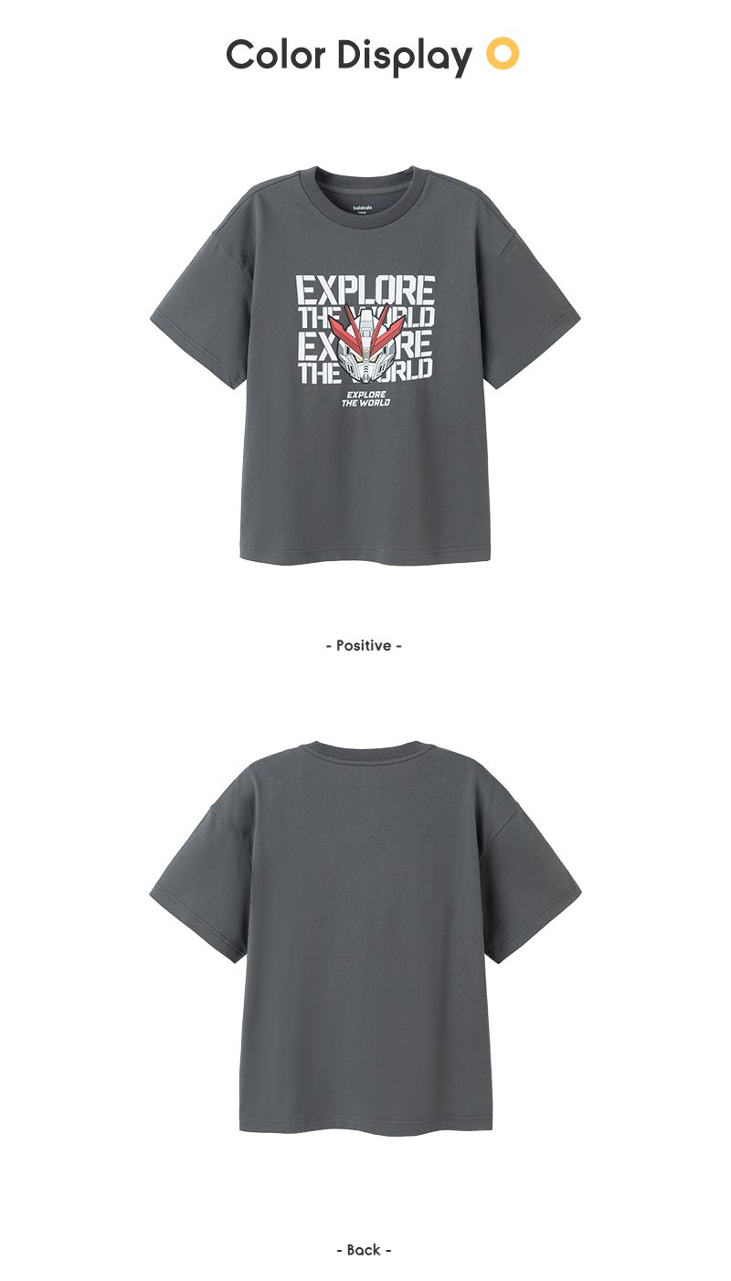 balabala Children Short Sleeve T-Shirt 2025 Summer New Quickdry Parentchild Inner Wear · v2
