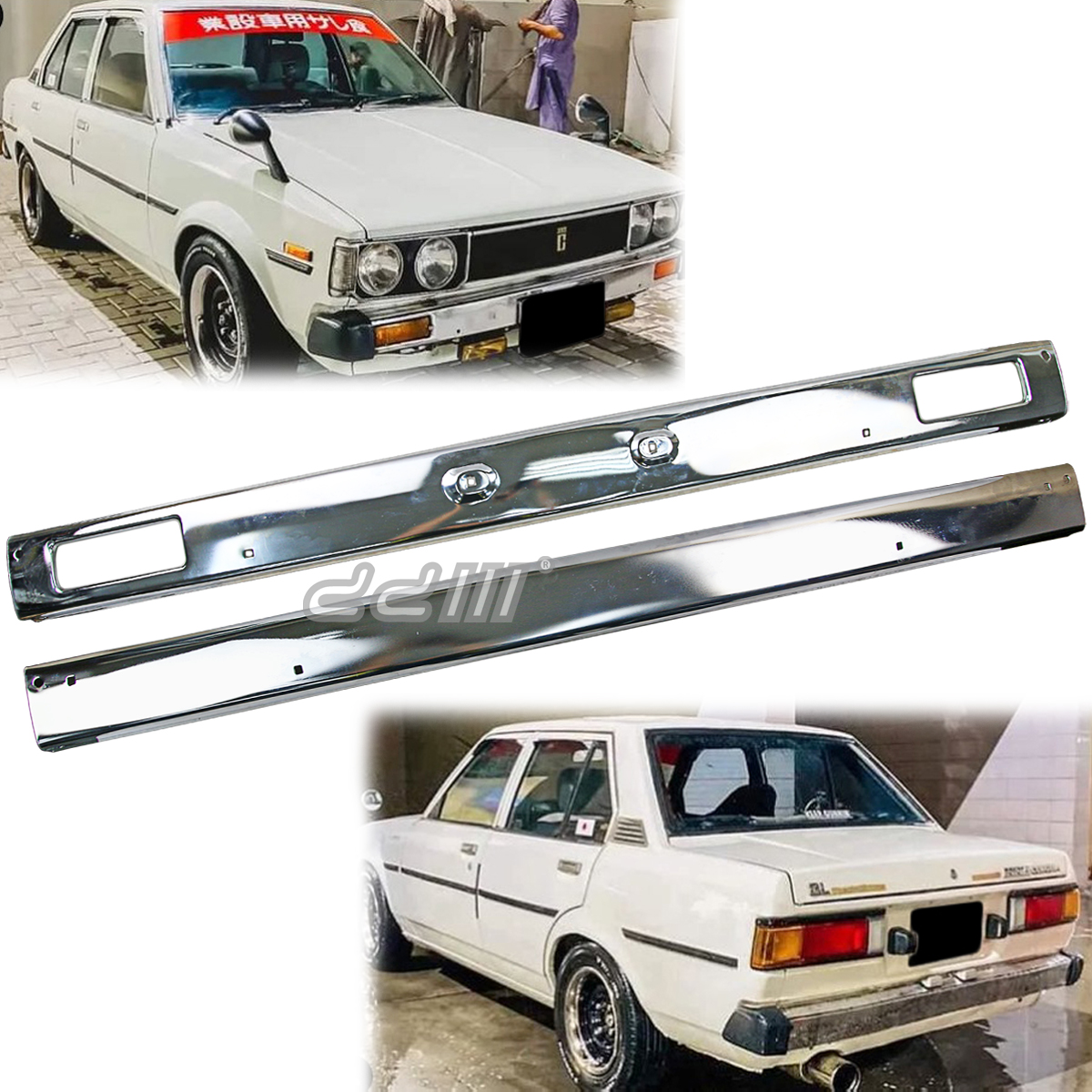 Clear Front Corner Light Pair For Toyota Corolla KE70 KE72 KE75 TE71 TE72 1979-1987