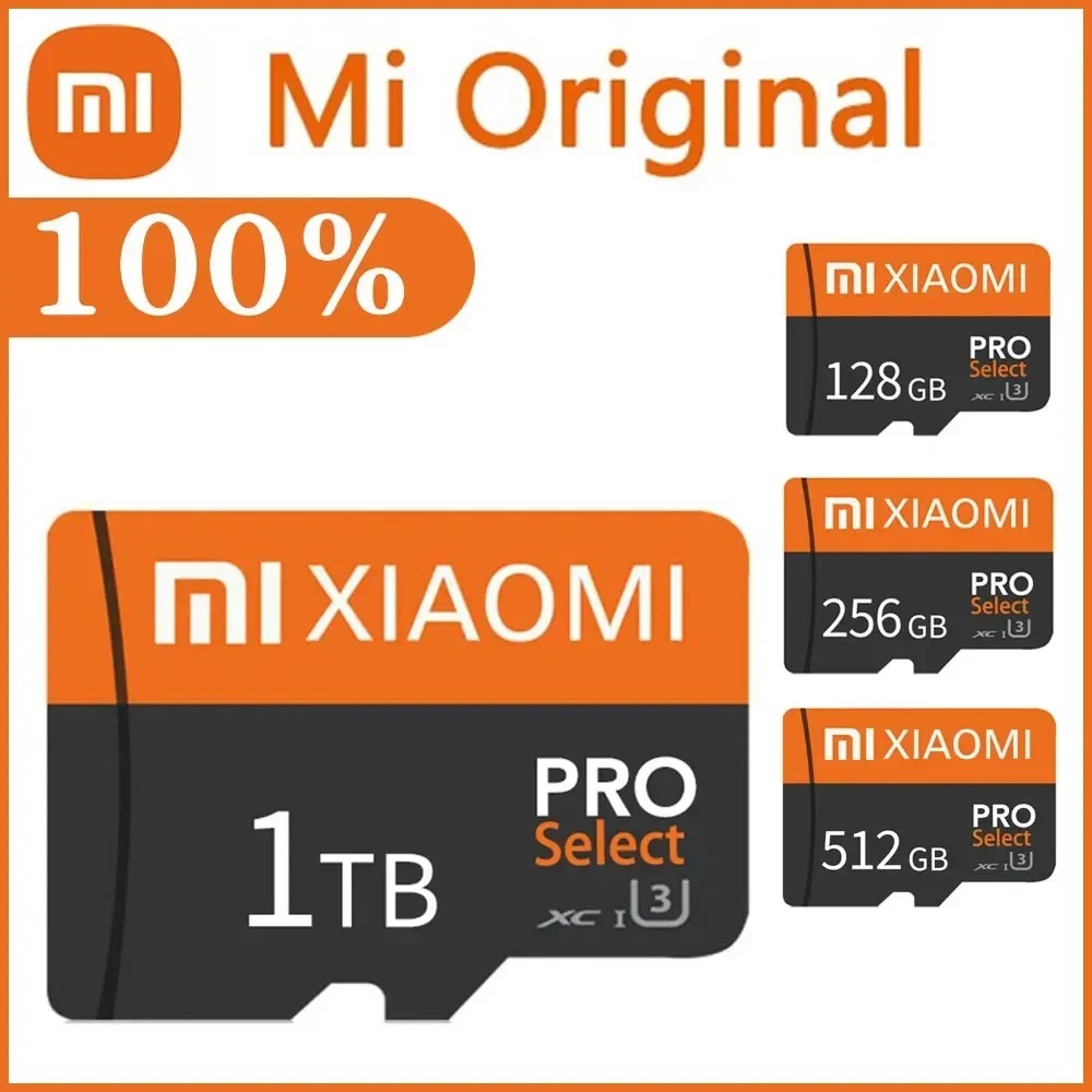 Xiaomi Original 2TB Micro SD Card TF/SD 128GB 256GB 512GB 1TB Mini Class10 Camera/Phone Storage Card ราคา 159 บาท*ส่งฟรี
